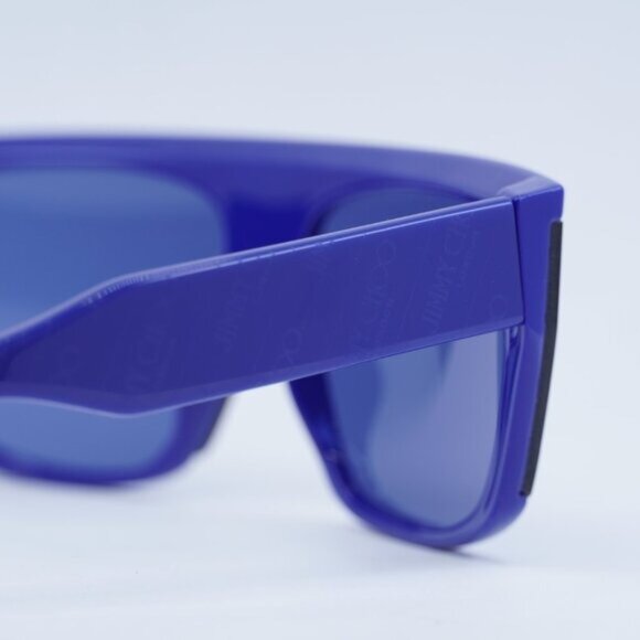 Jimmy Choo RYLAN/S 0PJP KU Sunglasses Blue Shield Frame, Blue Lenses main image 7